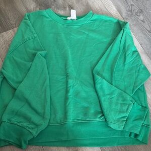 Vibrant Green Sweatshirt